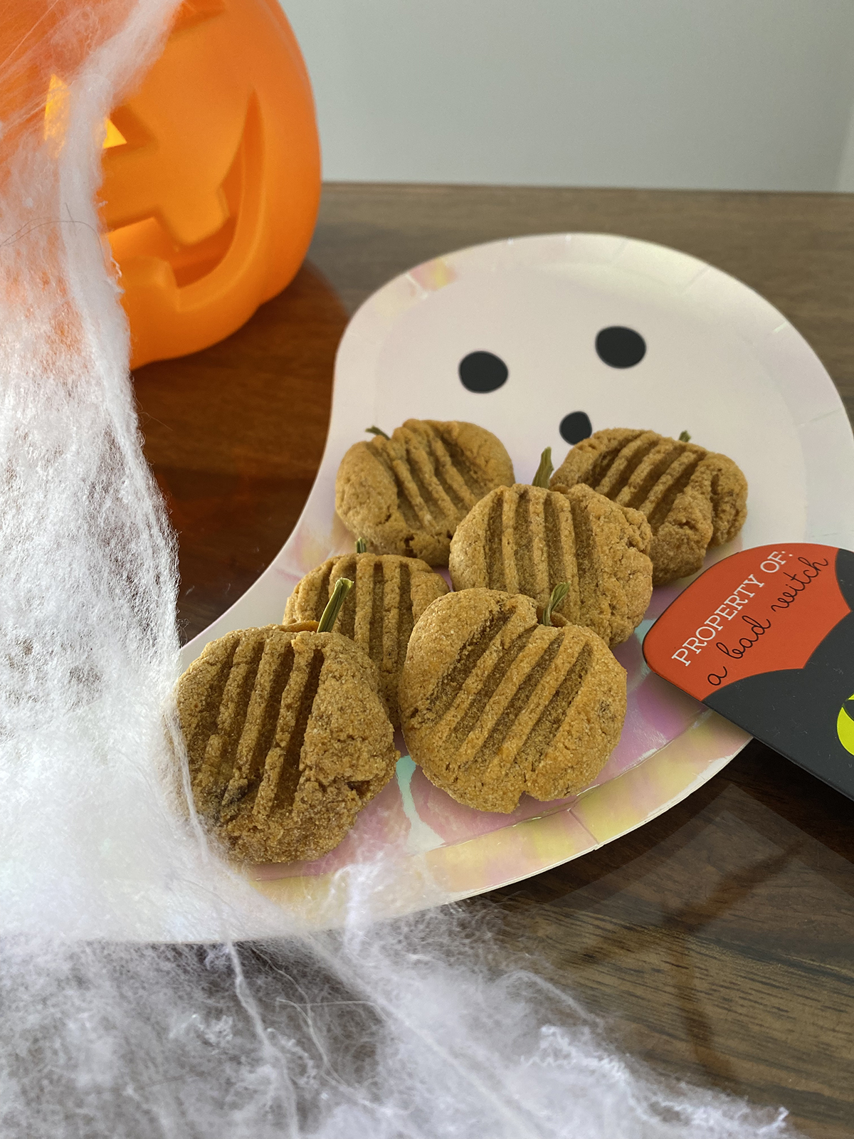 Galleta de calabaza para perros